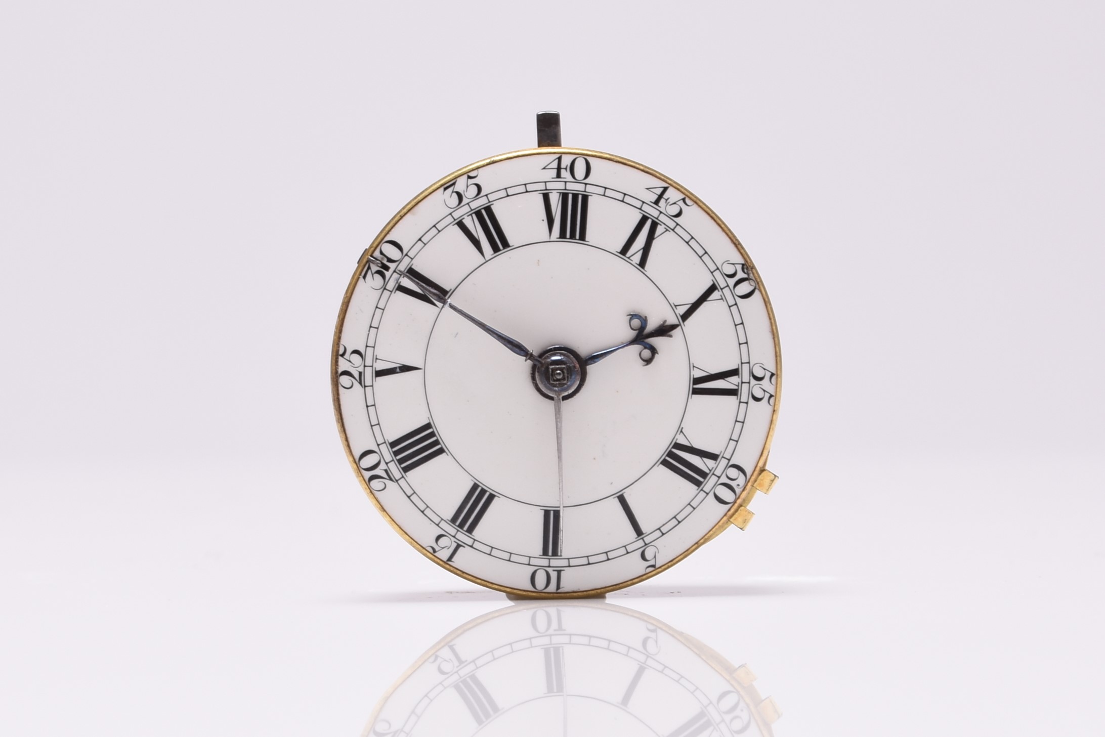 Thomas Mudge: A mid 18th century centre seconds cylinder pocket watch movement Halls Fine Art June 2024